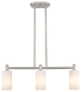 Crown Point 3 30.5" Island Lighting Satin Nickel