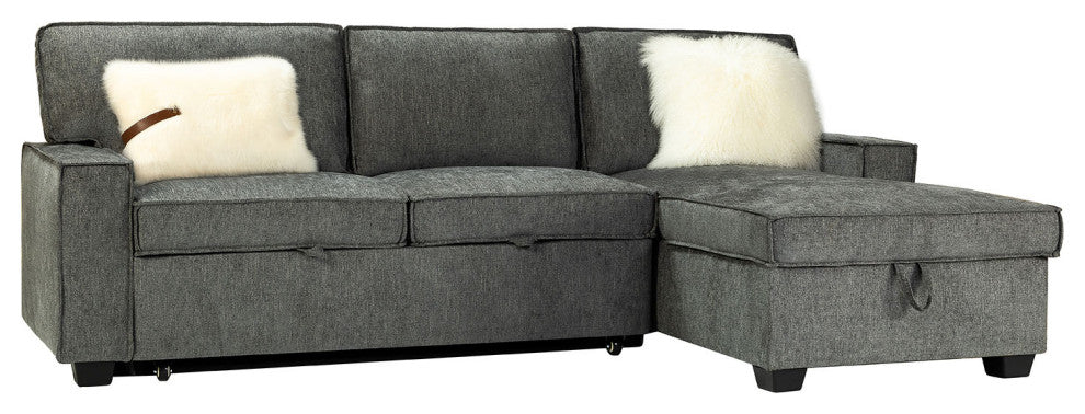 Out Sleeper Sectional, Gray