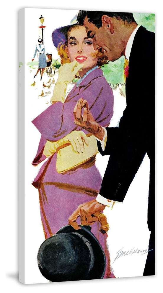 "Young and Pampered" Painting Print on Wrapped Canvas