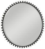 Uttermost Taza Round Iron Mirror