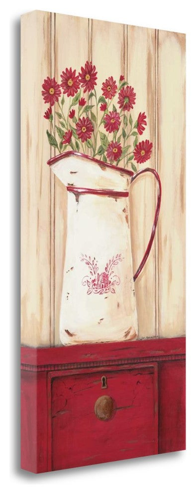 "Belle Rouge" By Jo Moulton, Giclee Print on Gallery Wrap Canvas, Ready to Hang