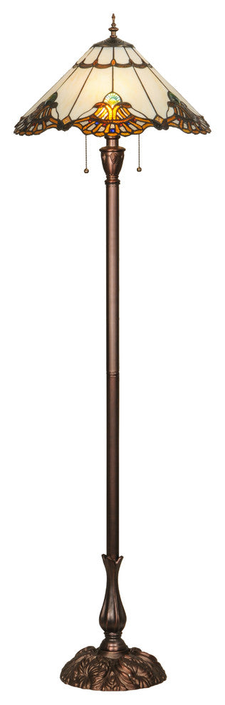 Meyda lighting 144409 63"H Shell with Jewels Floor Lamp