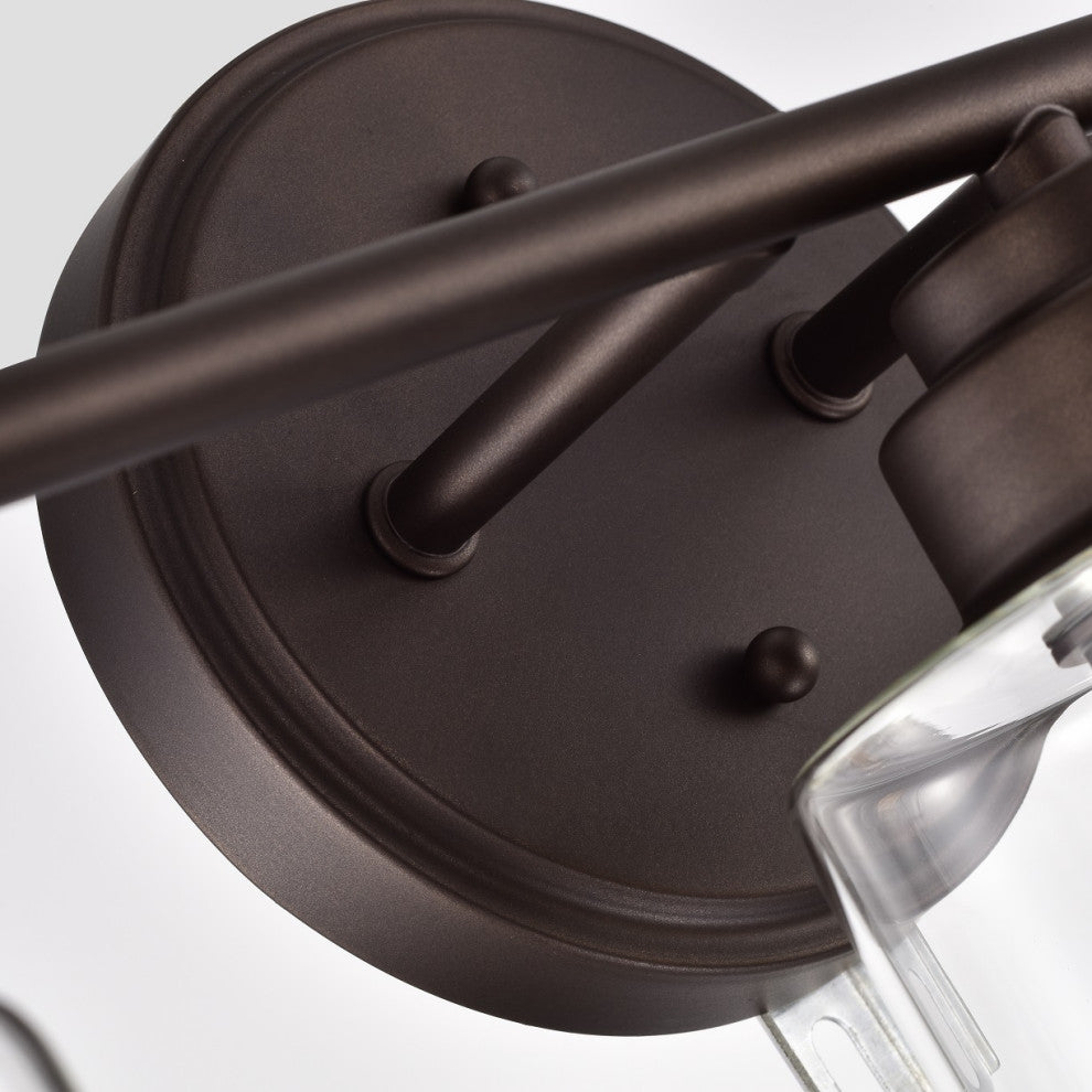 CHLOE Lighting KARSON Transitional 3-Light Oil Rubbed Bronze Bath Fixture