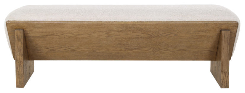 Uttermost - 23806 - Bench - Wedged - Soft Ivory