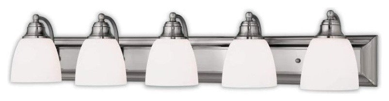 Springfield 5-Light Bath Vanity, Brushed Nickel