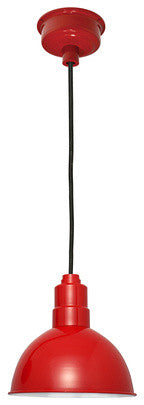 Blackspot LED Pendant Light, Cherry Red, 10"