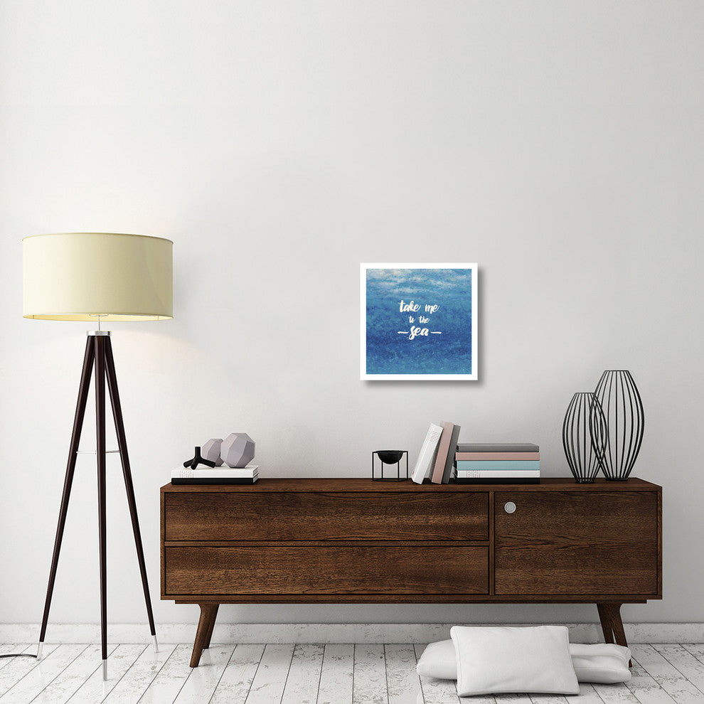 "Underwater Quotes I" Digital Paper Print by James Wiens, 20"x20"