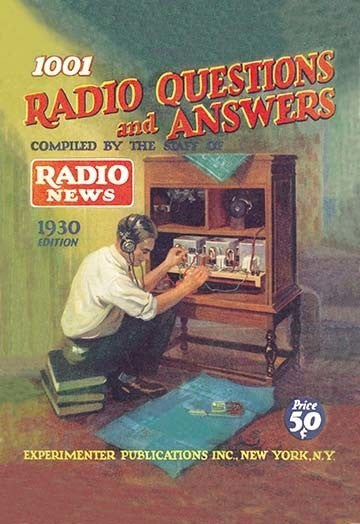 1001 Radio Questions and Answers- Canvas Poster 20" x 30"