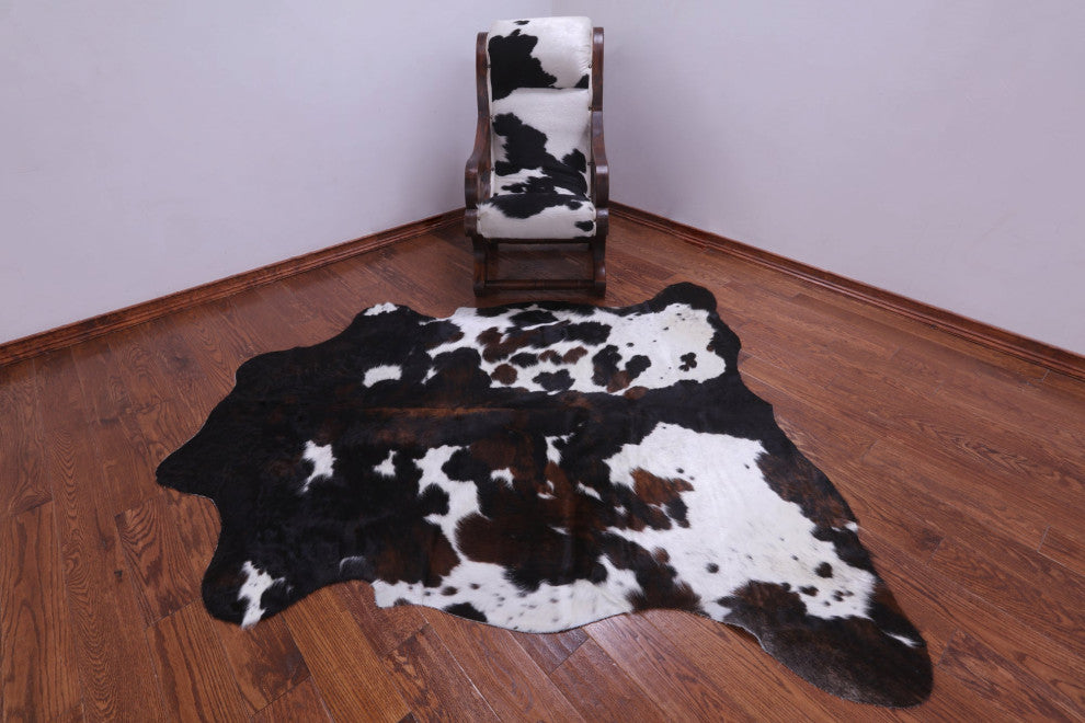 Natural Cowhide Rug 6' 8" X 6' 4" C2406