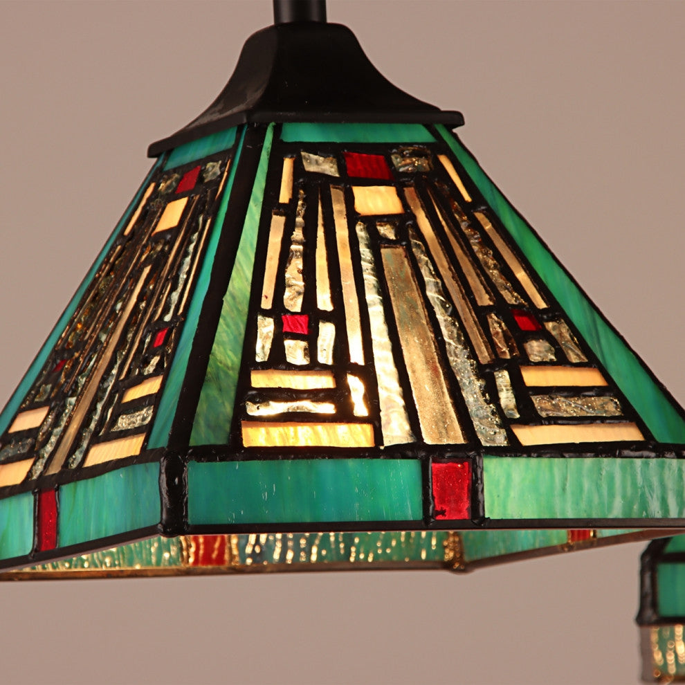 CHLOE Lighting CH3T359BM22-DD3 INNES Mission Bronze 3 Light Mini Chandelier