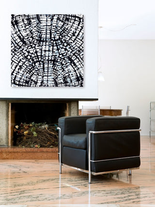 "Darkened Formation" Painting Print on Wrapped Canvas