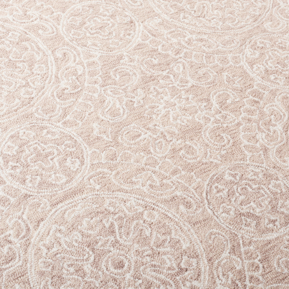 Safavieh Lauren Ralph Lauren Collection LRL6937 Rug, Beige/Ivory, 7' Round