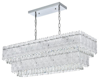 Home Living 37" Chandelier, Chrome