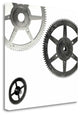 "Retro - Gears - 8" By Alan Blaustein, Giclee Print on Gallery Wrap Canvas