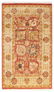 Modern, One-of-a-Kind Hand-Knotted Area Rug Orange, 3'2"x5'3"