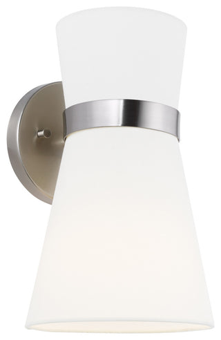 Clark One Light Wall / Bath Sconce, Brushed Nickel