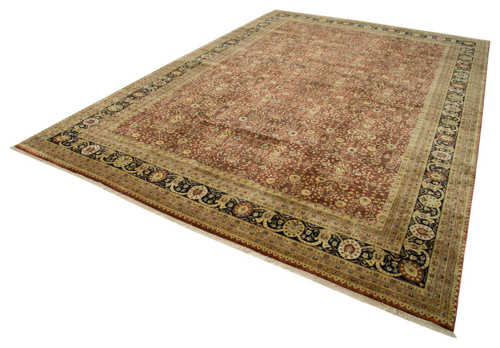 Rug N Carpet - Handmade Oriental 11' 10" x 17' 11" Oversize Oushak Area Rug