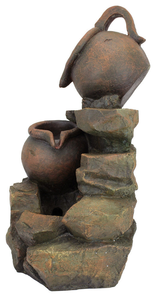 Lataverna Cascading Urns Led Fountain