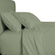 Bamboo 1500 Thread Count Solid Bed Duvet Cover Set, King, Sage