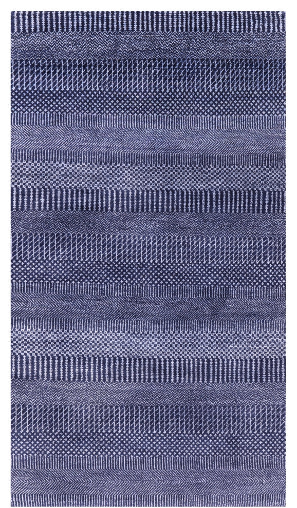 Hand Knotted Savannah Grass Wool and Silk Rug 2' 11" X 5' 2" Q11529