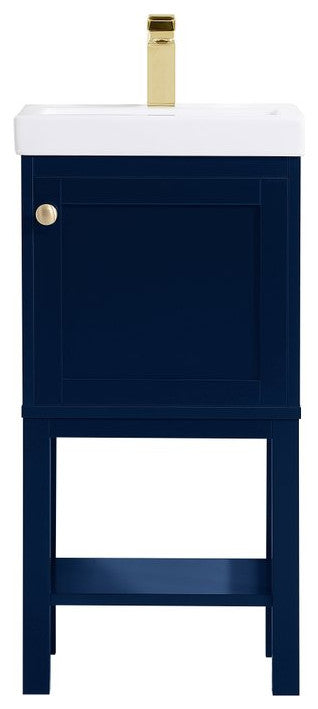 Elegant VF2518BL 17.5"Bathroom Vanity, Blue
