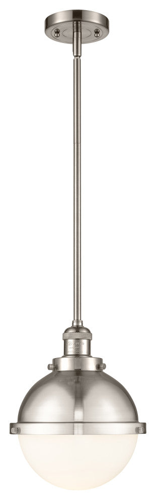 Innovations 201S-SN-HFS-81-SN-LED Hampden 1 Light Pendant, Brushed Satin Nickel
