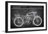 "Triumph Speed Twin" Framed Painting Print, 18"x12"