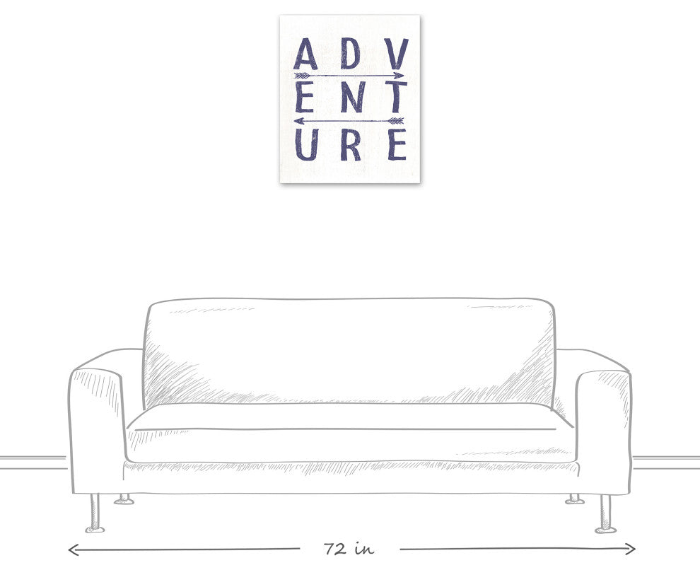 Adventure Arrows 20x24 Canvas Wall Art
