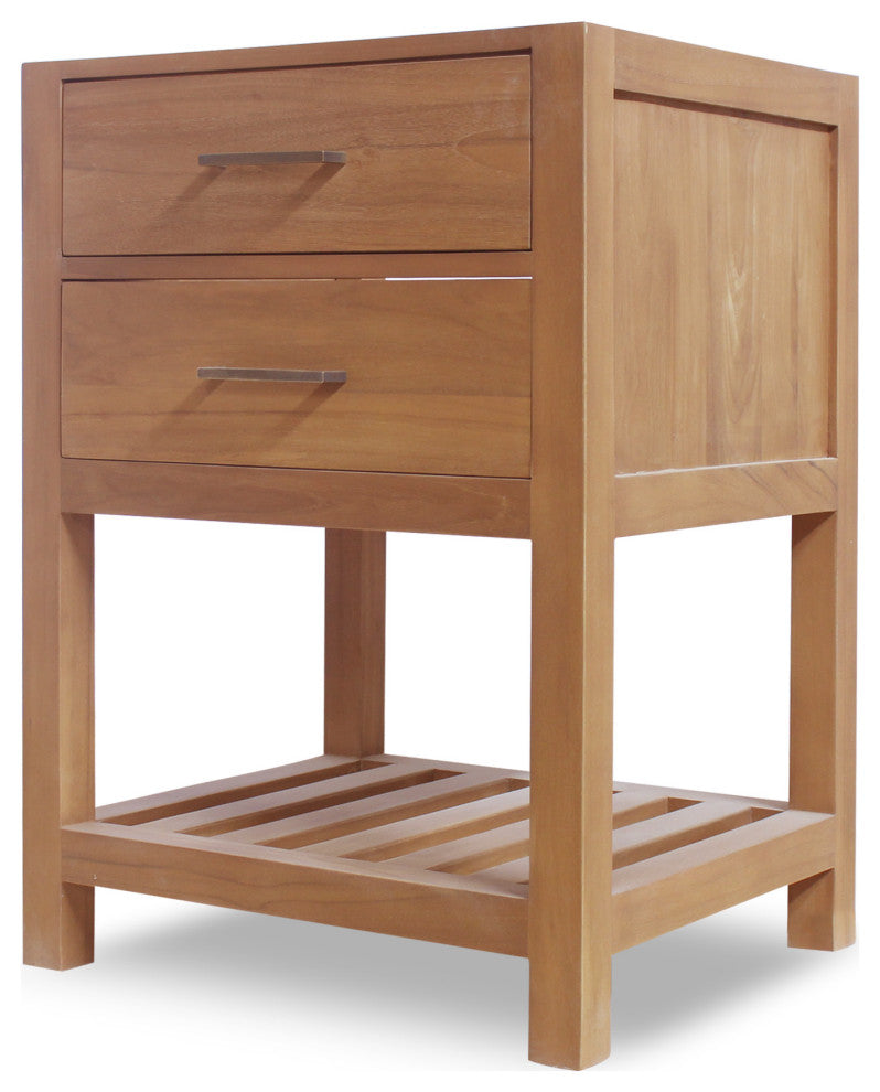 Willow Collection Parker Bathroom Vanity in Distressed Gray with 2 IN Calacatta