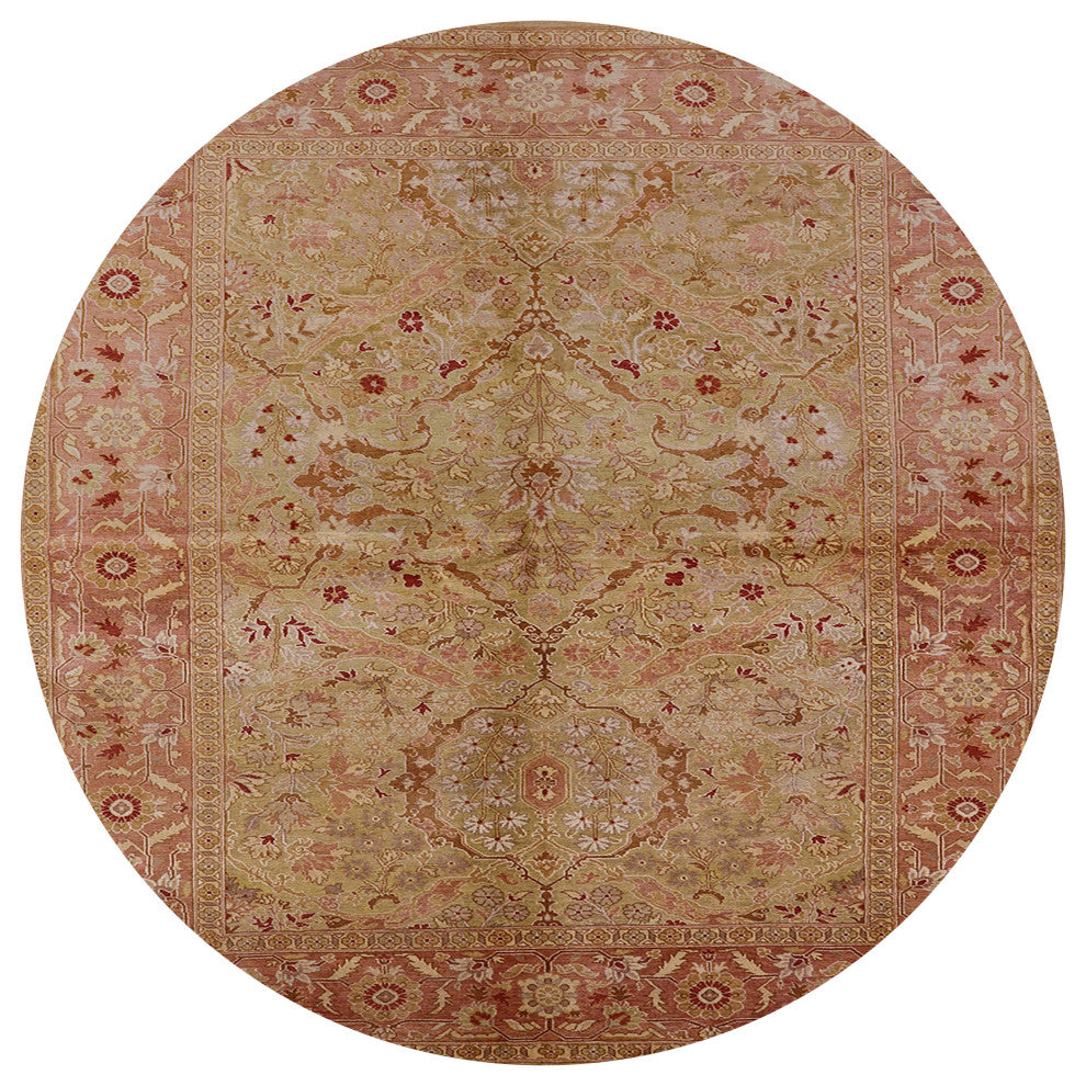 Ahgly Company Indoor Round Mid-Century Modern Area Rugs, 8' Round