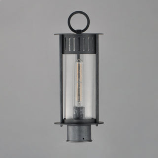 Maxim 30630 Windsor 17" Tall Post Light - Black Patina