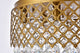 Thomas 6-Light Brass Flush Mount