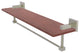 Montero 22" Solid Wood Shelf with Integrated Towel Bar, Polished Nickel
