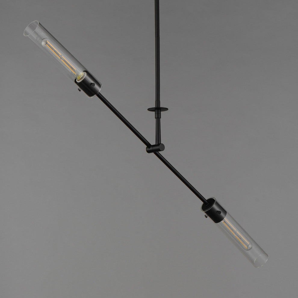 Maxim 26372CL Equilibrium 2 Light 42"W Multi Light Pendant - Black