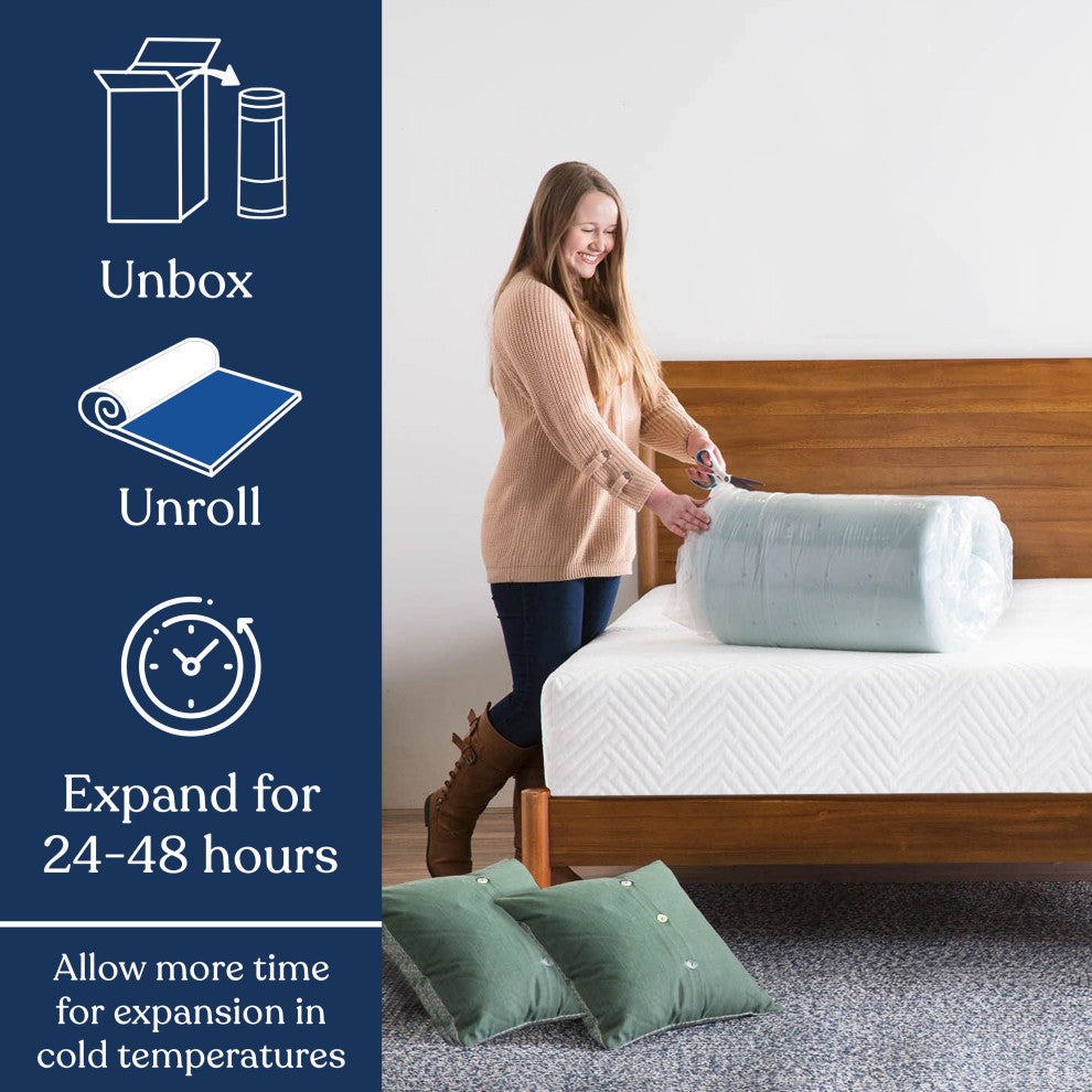 Delara 2" Gel Infused Memory Foam Mattress Topper, Cooling, King, 78x80"�