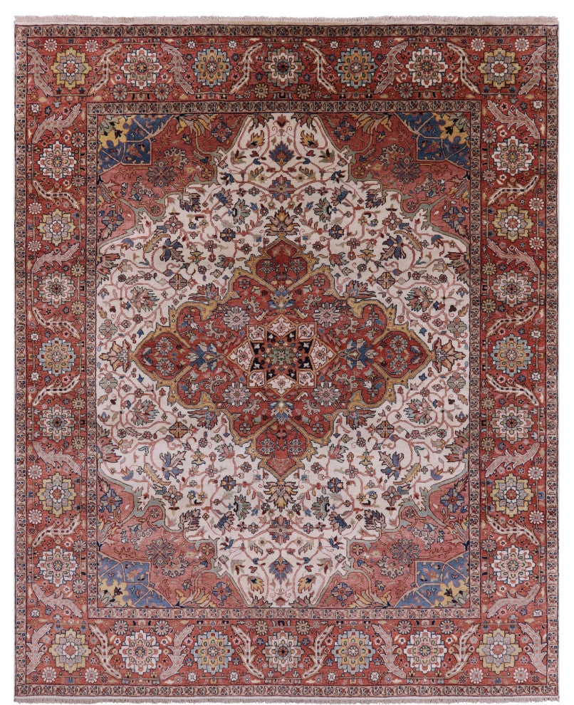 Handmade Persian Fine Serapi Wool Rug 7' 11" X 10' 0" - Q14687