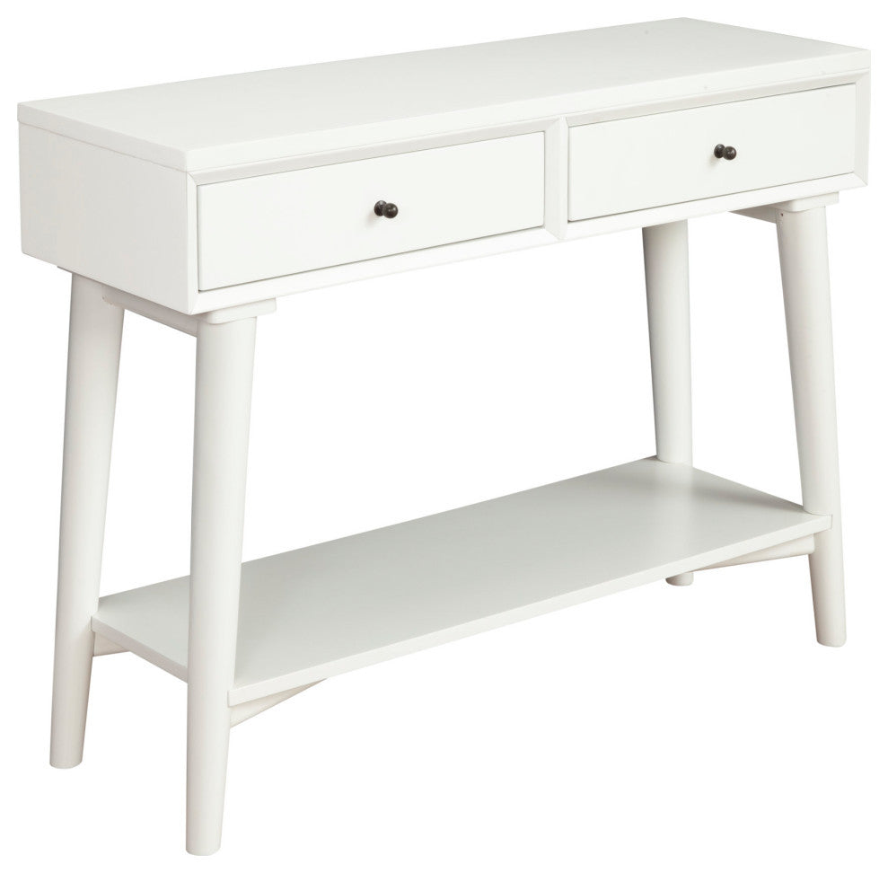 Flynn Console Table, White