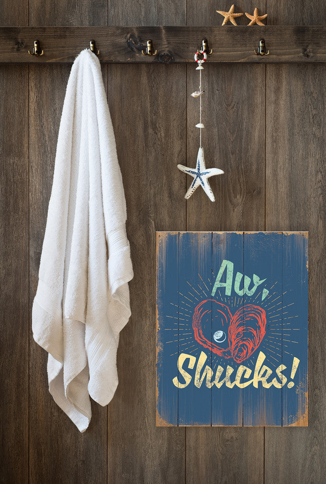 "Aw Shucks Oyster and Pearl" 10x15, Wall Plaque Art