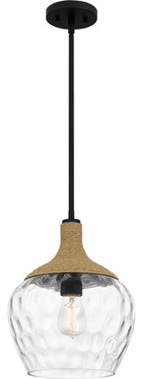 Quoizel QPPC5603MBK 1-Light Mini Pendant, Quoizel Piccolo Pendant