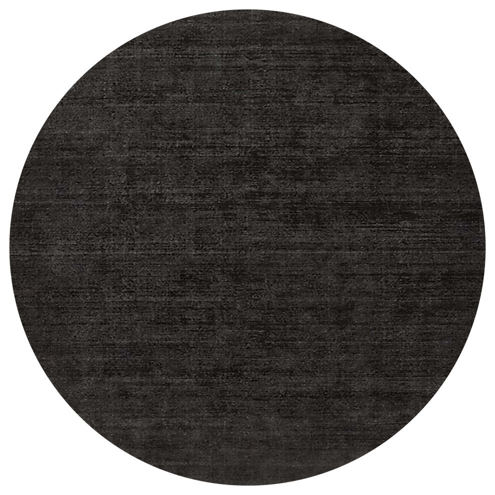 Ahgly Company Indoor Round Mid-Century Modern Area Rugs, 6' Round