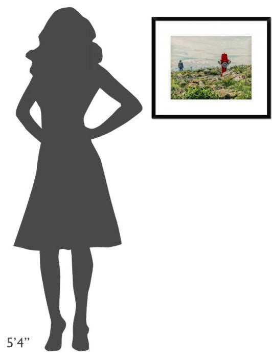 "Homesick" Framed Digital Print by Ambra, 24x20"