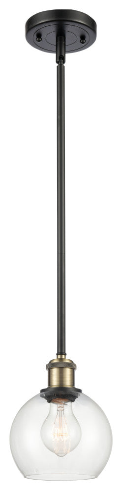 Innovations 516-1S-BAB-G122-6 1-Light Mini Pendant, Black Antique Brass