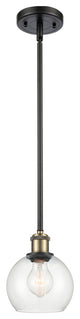 Innovations 516-1S-BAB-G122-6 1-Light Mini Pendant, Black Antique Brass