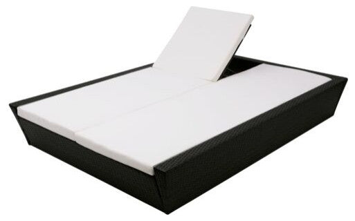 vidaXL Outdoor Lounge Black