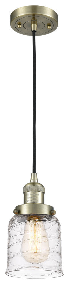 INNOVATIONS 201C-AB-G513-LED 1-Light Mini Pendant Antique Brass