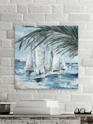 "Voyagers" Painting Print on Wrapped Canvas, 40"x40"