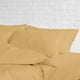 Egyptian Cotton/Bamboo Feel, 4-Piece Sheet Set, Gold, Full