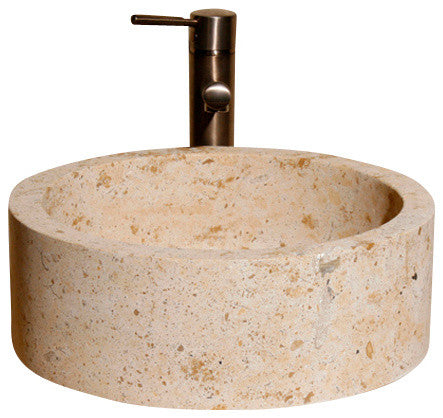 V-VGR16 Sandstorm Honed Vessel Sink
