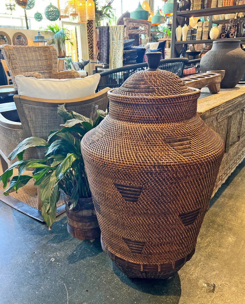 Tall Suma Basket WithLid