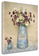 "Plum Daisies" By Cristin Atria, Giclee Print on Gallery Wrap Canvas